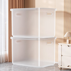 Transparent Storage Box for Household Toys and Snacks, Plastic Wardrobe Clothes Organizer Box, Storage Basket, Storage Box