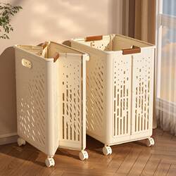 New Foldable Dirty Laundry Basket for Home Use, Large Capacity Clothes Storage Bin, Toy Bucket, Bathroom Laundry Organizer