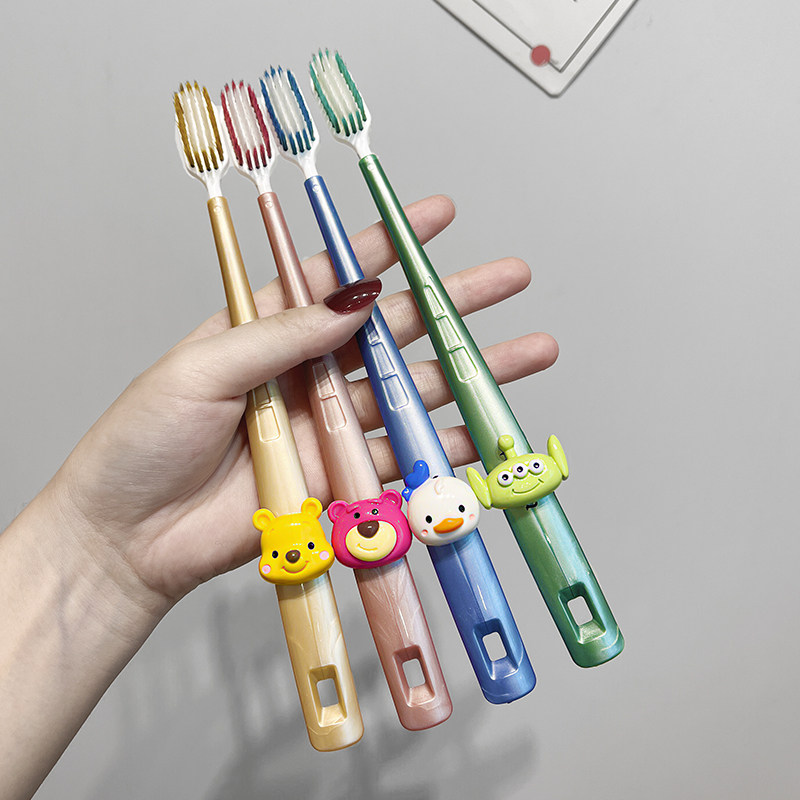 커플을 위한 천모모 칫솔, 성인 홈툰 한쌍, 귀여운 청소, 초미세 잇몸보호, 구충방지까지-
