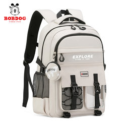 Babudou Backpack Is a Student's Burden-Reducing Spine-Protecting Ultra-Light Large-Capacity Junior High School and High School Schoolbag for Men and Women and Teenagers