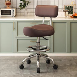 Saddle Chair, Kitchen Cooking Stool, Adjustable Bar Stool, Front Desk Cashier Chair, Large Work Stool, Barber Chair