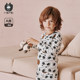 Pig David Autumn underwear suit Boyfriend and female baby girl and girls with cute printed autumn clothes autumn pants without bone pads in underwear jacket