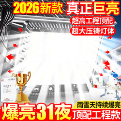 Solar Outdoor Street Light, Ultra-Bright, High-Power, Strong Light, 2026 New Model, Rural Courtyard Outdoor One-To-Two Lighting Lamp