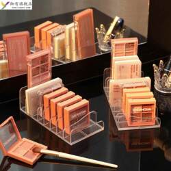 Eyeshadow Palette Storage Rack, Transparent Compartmentalized Desktop Organizer, Powder Box Drawer, Makeup Lipstick Cosmetics Storage Rack
