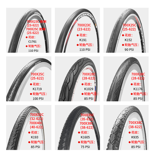 ukuran ban ban dalam deli tire 700c