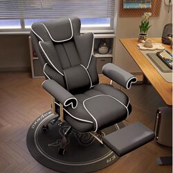 E-Sports Chair for Boys, Comfortable for Long Sitting, Home Computer Chair, Gaming Sofa Chair, Office Chair, Study Room Chair with Reclining Backrest