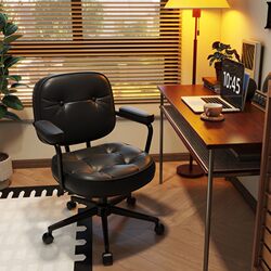 Computer Chair for Home Use, Comfortable and Luxurious, Alefye Study Desk Chair, Adjustable Swivel Chair, Office Chair with Backrest