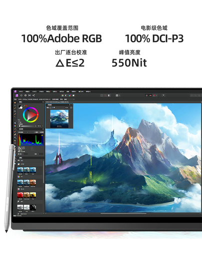 Ehomewei 15.6インチ 4K ポータブルモニター - OLED タッチスクリーン