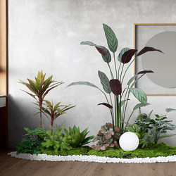 Large Floor-Standing Bionic Plant Traveler Banana Shopping Mall Corner Photography Set Space Simulated Flower Art Green Plant Landscaping