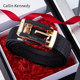 Callin Kennedy men's belt, men's genuine leather automatic buckle belt, pure cowhide brand
