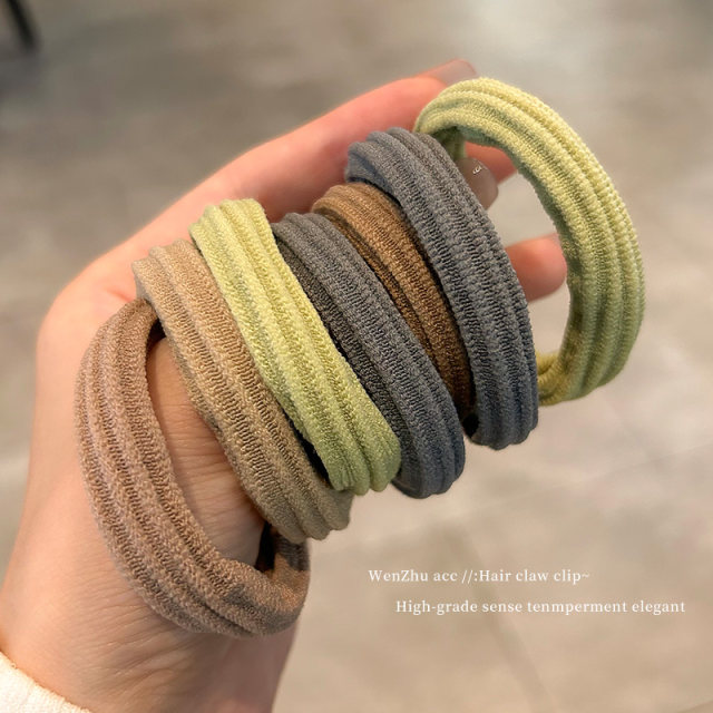 High ponytail elastic and durable head rope Internet celebrity ball ...