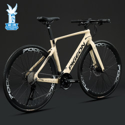 Feige Magnesium Alloy Road Bicycle for Adults, Men and Women, Primary and Secondary School Students, Teenagers, Urban Sports Car Racing Bicycle