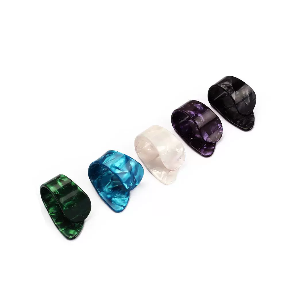 赛璐璐吉他拇指拨片 右手指套指弹吉他拨片 拇指食指拨片可选-淘宝网