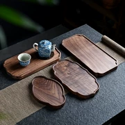 Quả óc chó khô bong bóng khay hộ gia đình nhỏ khay trà bàn cà phê kungfu bộ trà phụ kiện khay khô bong bóng bàn gỗ nguyên chiếc đĩa bàn trà