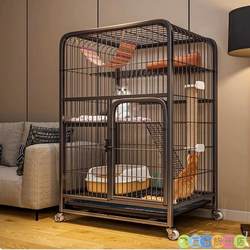 Cat Cage Household Indoor Free Space Extra Large House Integrated Cattery Cat Nest Cat House Cat Climbing Frame Pet Cage