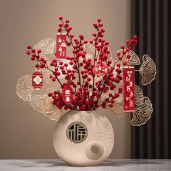 2026 New Year Decorations, New Year Atmosphere Setup, Living Room, Year of the Horse, Spring Festival, Festive Home Decor, Indoor Fortune Bucket