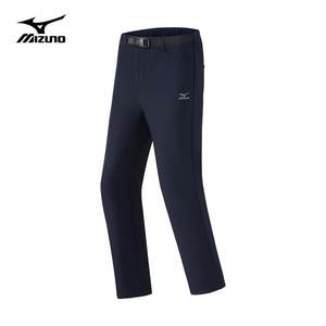 
Mizuno/Mizuno outdoor velvet soft shell pants men's autumn and winter waterproof waterproof straight mountaineering casual pants
