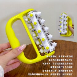 Compact Massager Roller, Handheld and Convenient, for Leg Massage, Shoulder and Neck Massage, and Full-Body Meridian Unblocker