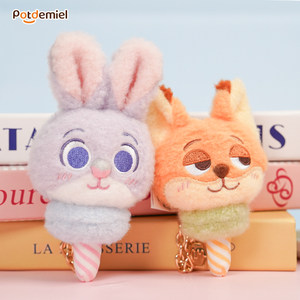 
Disney potdemiel honey jar plush doll doll school bag pendant New Year gift decoration for children