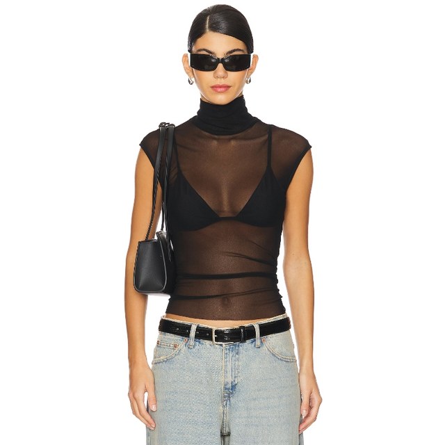 Only Hearts outer material black y2k hot girl style REVOLVE niche new style