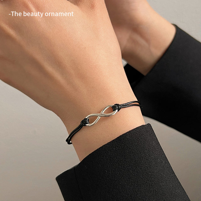 Tan Jianci's same Mobius Ring Bracelet 2025 new style couples best friend gives boyfriend and girlfriend 520 bracelet