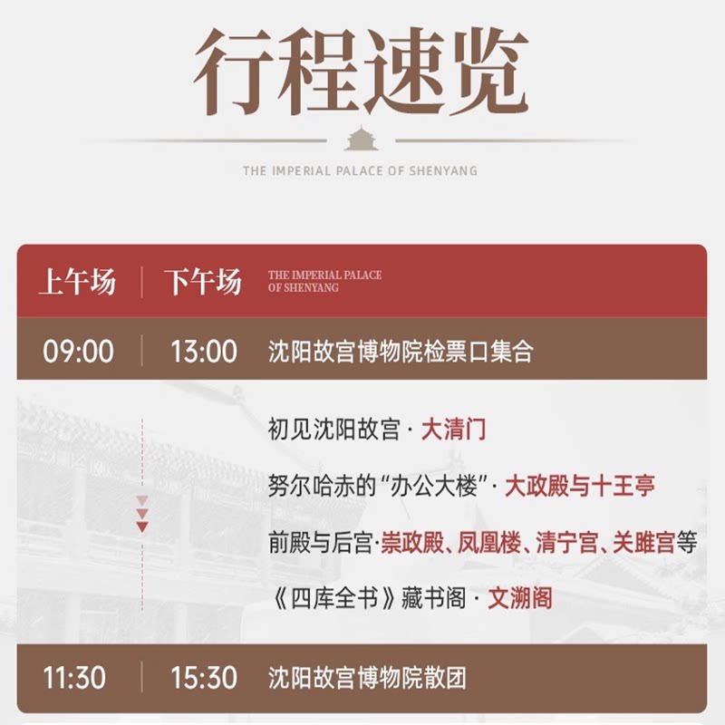 大咖说®辽宁 沈阳故宫博物院2.5h东北话趣味讲解+门票12人小团