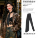 Black polka dot long silk scarf for women 2025 new high-end autumn and winter neck scarf streamer headband belt accessories