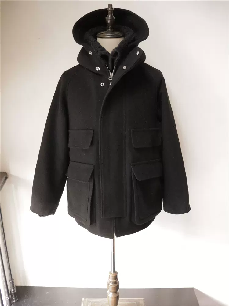 断码清仓EEL PRODUCTS Aurora Man Coat羊毛连帽外套原售价4980-Taobao