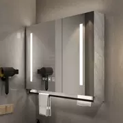 Phòng tắm thông minh tủ gương treo tường chống nước đựng đồ vệ sinh nhà vệ sinh gương trang điểm gương vệ sinh có giá để đồ