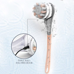 Japanese Long-Handled Bath Brush with Soft Bristles, Electric Lazy Bath Brush for Adults, Back Scrubber, Massage Tool, Fully Automatic