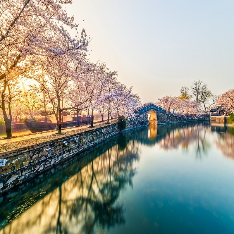 上海发南京散团 杭州+乌镇+苏州+无锡+南京5天4晚跟团游 无购物