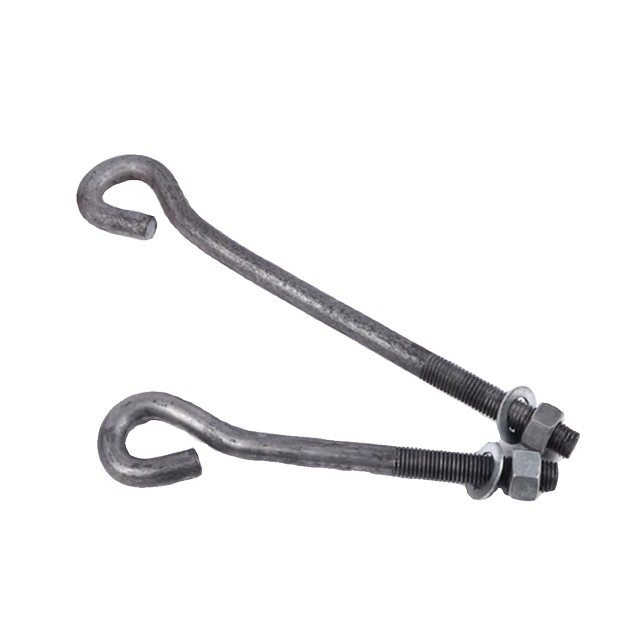 9-shaped anchor screw GB799 embedded screw tower crane anchor bolt ...