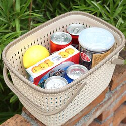 Bathing basket portable bathroom bathroom basket bath bath blue grocery store shopping basket plastic picnic picnic camping basket