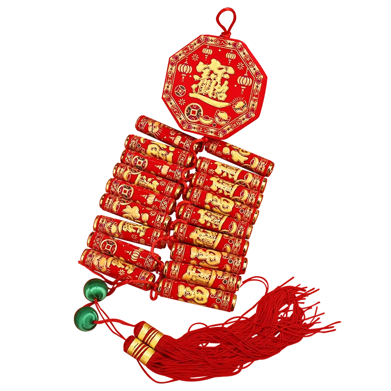 Levemolo 新年の吊り爆竹 春祭りの飾り 荒らし 電気吊り爆竹 春祭りの