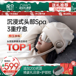 Japanese R2 Sleep Device Head Massager Cap Scalp Heat Therapy Cervical Spine Eye Massager Birthday Gift