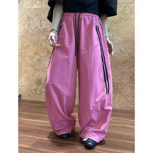 
Summer New Style Side Striped Casual Pants Wide Leg Pants Women's American Retro High Waist Loose Cargo Pants Sweatpants