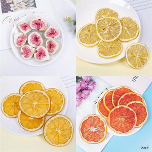 
Baking cake decoration dried fig lemon slice grapefruit slice orange slice birthday cake card insert plug-in ornament