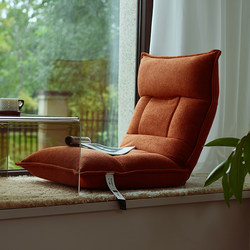 Lazy Sofa for Bed, Japanese-Style Bay Window Chair, Home Use, Can Sleep and Recline, Single Bedroom Balcony Small Sofa, Foldable Cushion