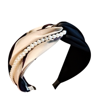 
Women's high-end hairband with wide edge hair pressure hairband 2024