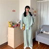 Korean Style Pajama Set For Female Students In Autumn And Winter. Cute Long-sleeved Trousers. Internet Celebrity Ins Can Be Worn As A Two-piece Home Suit. | See description