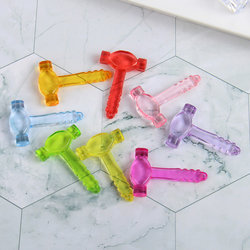 Children's Transparent Plastic Crystal Large Hammer Pendant Boys and Girls DIY Beading Pretend Play Toy