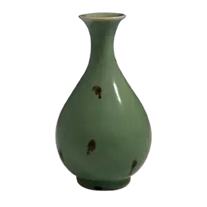 中国明代龍泉窑玉壶春瓶、箱付き、サイズ高さ約31cm径17cm口10cm 中国明代龍泉窑玉壶春瓶、箱付き、サイズ高さ約31cm径17cm口10cm