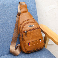 Korean and Japanese Men's Chest Bag, Casual and Fashionable Shoulder Bag, Korean Style Chest Pack, Crossbody Bag, Trendy and Unique Sling Bag