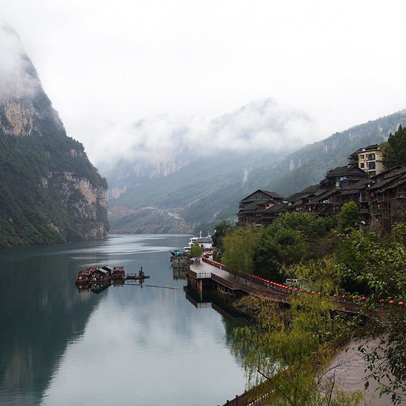 重庆旅游5天4晚跟团游纯玩武隆天坑仙女山阿依河九黎城龚滩古镇