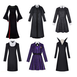 Wednesday Season 2 cosplay Addams Family Wednesday school uniform cosplay Halloween costume