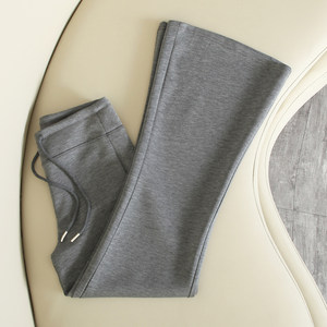 
La Chapelle velvet boot-cut pants for women in autumn 2025 new slim fit casual yoga sports flared sweatpants