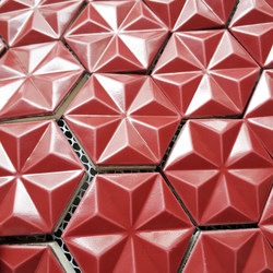 Simple Modern Stainless Steel Metal Mosaic Hexagonal Three-Dimensional Tiles for Bathroom, Hotel, Ktv Background Wall Decoration