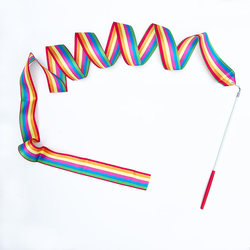 Gymnastics Ribbon Dance Ribbon Kidsren Adult Kindergarten Performance Dance Ribbon Stick 2.4m Silk Ribbon