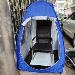 Single-Person Fishing Tent, Outdoor, Portable, Foldable, Warm, Transparent, for Setting up Stalls, Windproof, Simple Sunshade and Sun Protection