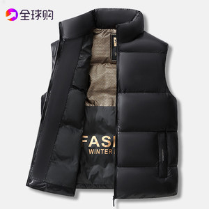 
[Black Gold White Duck Down] 2025 New Autumn and Winter Vest High-end Fashion Men's Casual Warm Vest Top